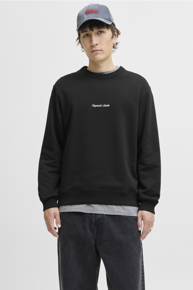 JORNORREBRO EMB SWEAT CREW NOOS 12282893 Black